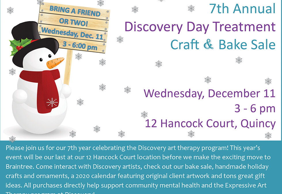 7th Annual Discovery Day Treatment Craft & Bake Sale